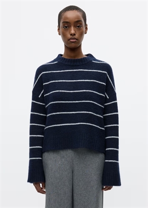 Ennaples ls knit 7278 Navy Blazer/Gardenia Envii 